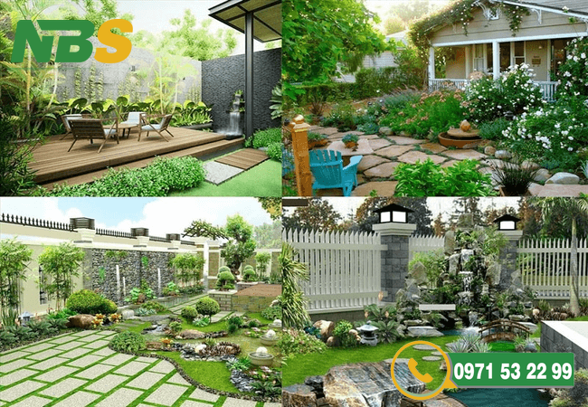 Thiết kế sân vườn sang trọng và đẳng cấp tại NBS