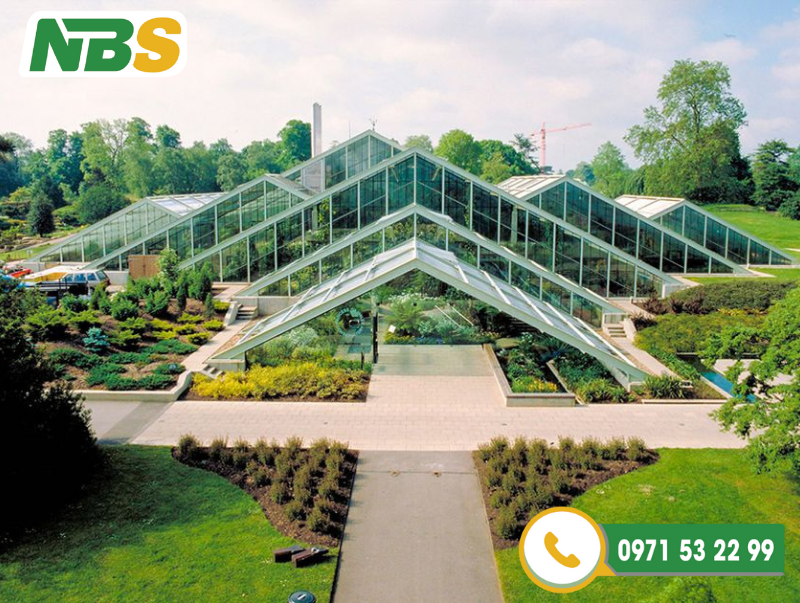 Thiết kế công viên cây xanh Kew Gardens, London, Anh